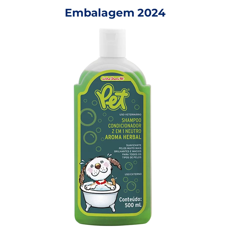 Shampoo Condicionador Pet® 2 em 1 Aroma Herbal