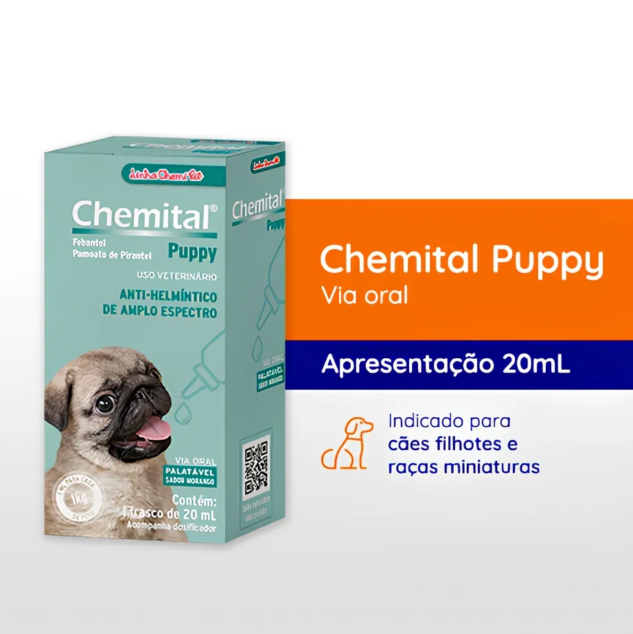 Vermífugo Chemital® Puppy